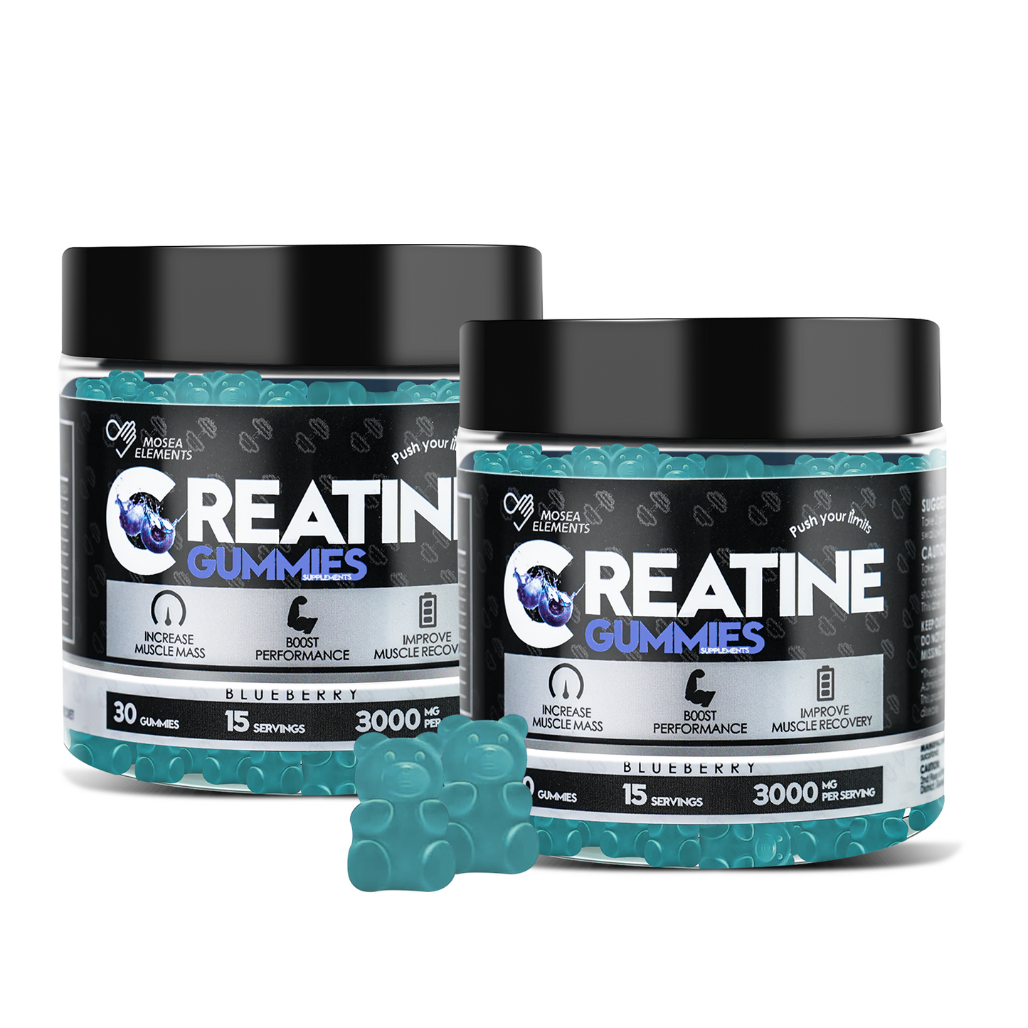 Creatine Monohydrate Gummies – 5g creatine per serving for muscle & energy support (30 gummies)