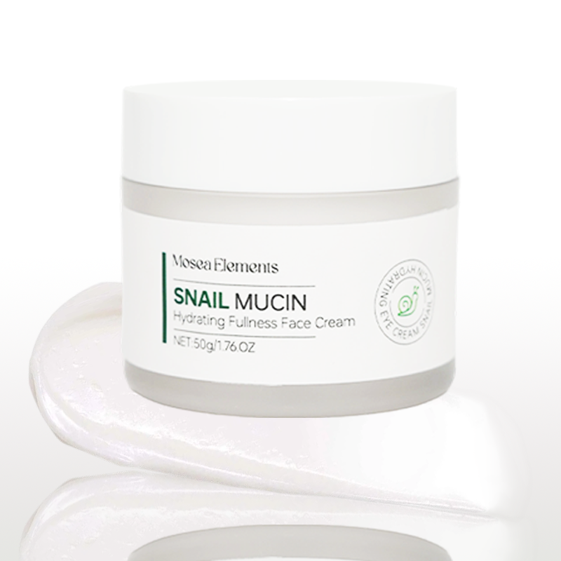 MOSEA ELEMENTS Snail Collagen Boosting Face Cream | Deep Nourishment & Repair | 50g | Revitalize & Restore Skin Elasticity
