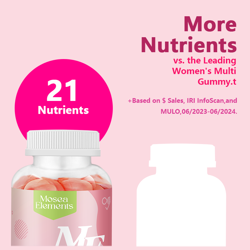 Women's Multivitamin Gummies – Daily Essential Vitamins A, C, D, E, B12, Zinc & Biotin – Energy, Immunity & Beauty Support – Vegan, Non-GMO – 60 Gummies