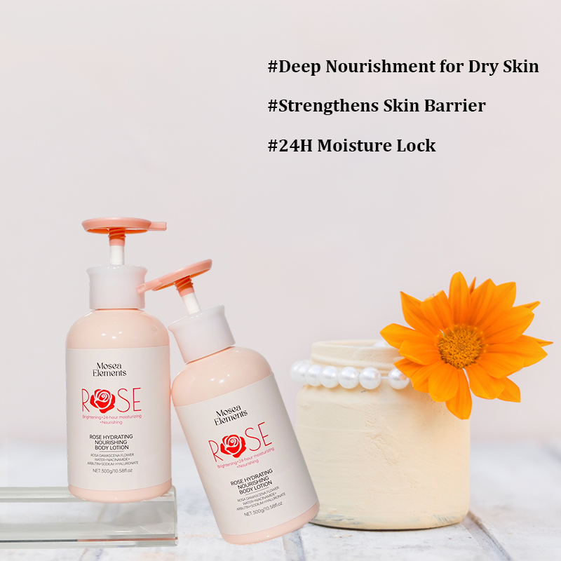 Mosea Elements Rose Blossom Body Lotion - 300g Deep Hydration & Repair Soft Smooth with Lasting Fragrance Nourishing Moisturizing