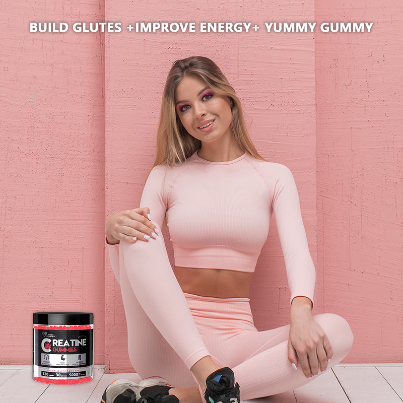 "Watermelon Creatine Gummies – Sweet Gains, No Scoop, Just Chew | 120ct 5g Vegan Micronized Creatine per Serving