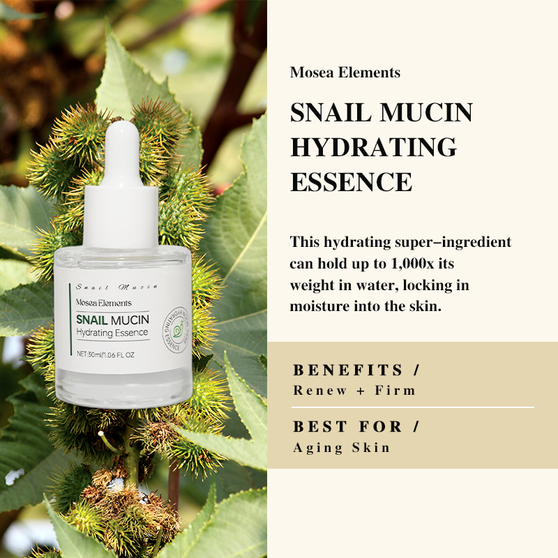 MOSEA ELEMENTS Snail Collagen Boosting Serum | Deep Nourishment & Repair | 30ml | Boost Skin Elasticity & Radiance