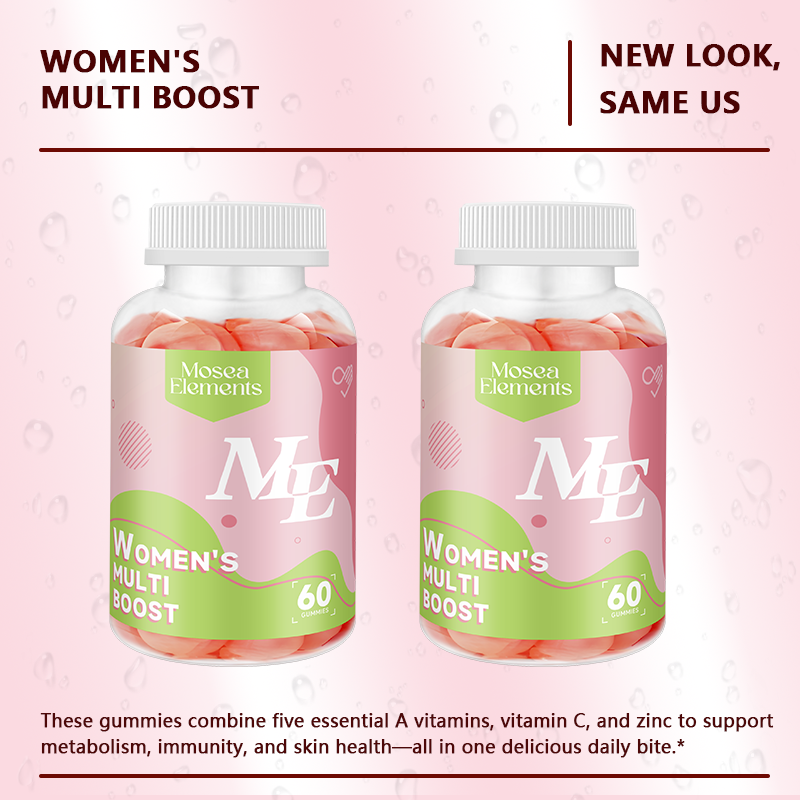 Women's Multivitamin Gummies – Daily Essential Vitamins A, C, D, E, B12, Zinc & Biotin – Energy, Immunity & Beauty Support – Vegan, Non-GMO – 60 Gummies