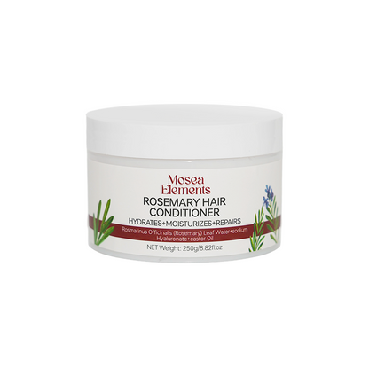 Mosea Elements Rosemary Hair Conditioner – 250g Nourishing & Strengthening Formula for Smooth, Shiny Hair – Sulfate-Free, Deep Moisturizing