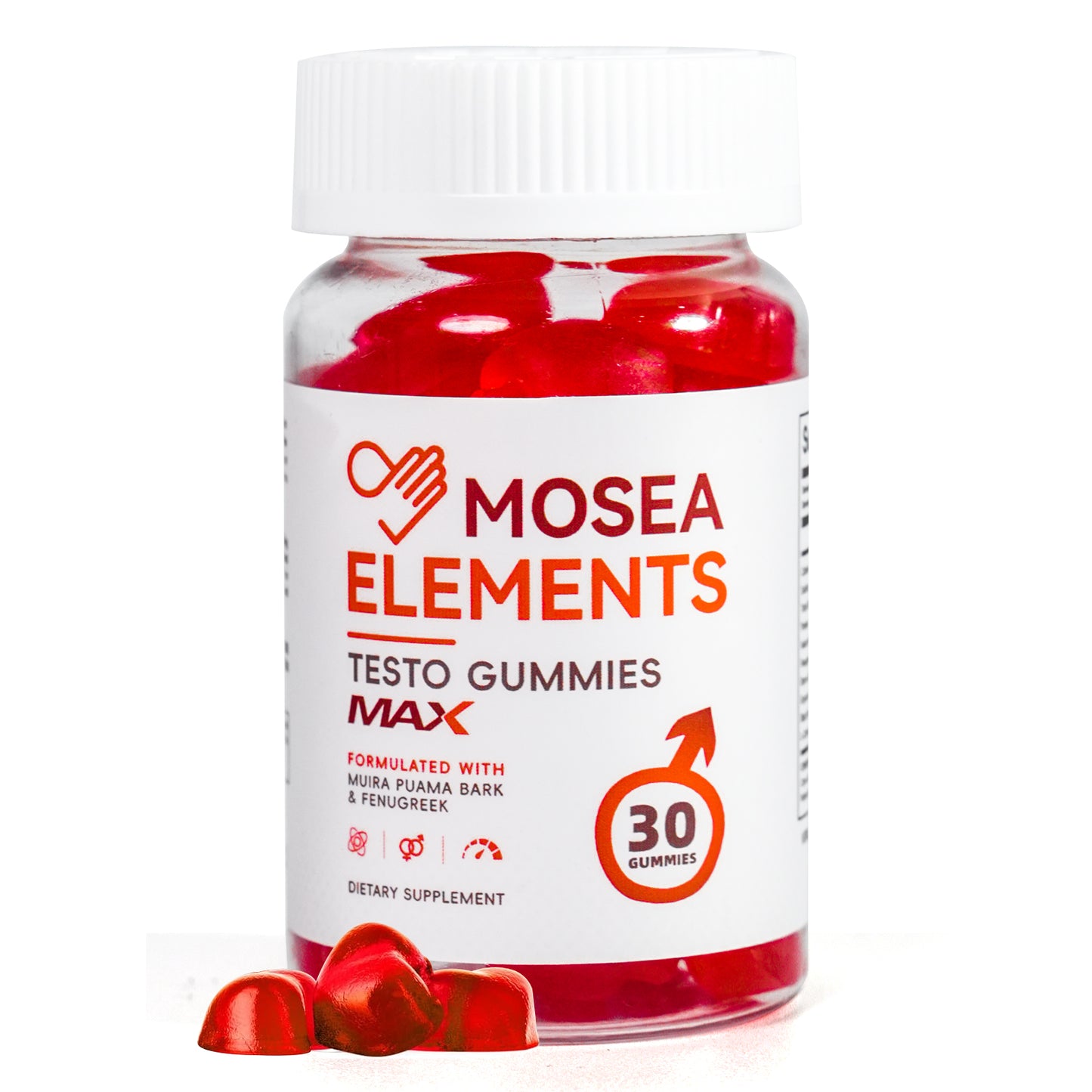 Testo Gummies MAX – Male energy booster for muscle growth & strength (30 gummies)