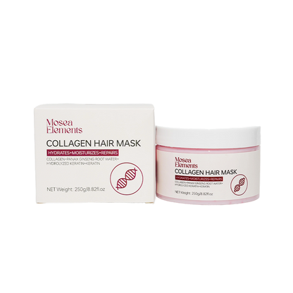 MOSEA ELEMENTS Collagen Hair Mask – 250g Nourishing & Repairing Treatment for Smooth, Strong Hair