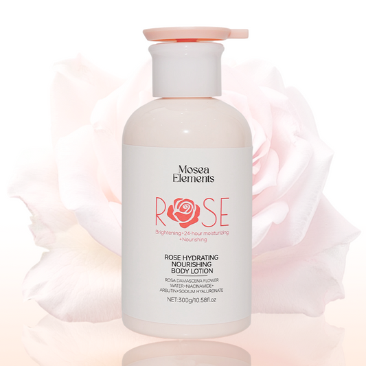 Mosea Elements Rose Blossom Body Lotion - 300g Deep Hydration & Repair Soft Smooth with Lasting Fragrance Nourishing Moisturizing