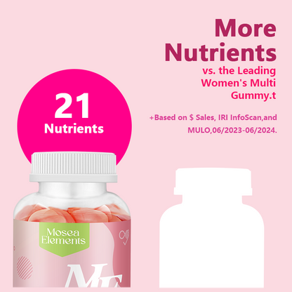 Women's Multivitamin Gummies – Daily Essential Vitamins A, C, D, E, B12, Zinc & Biotin – Energy, Immunity & Beauty Support – Vegan, Non-GMO – 60 Gummies