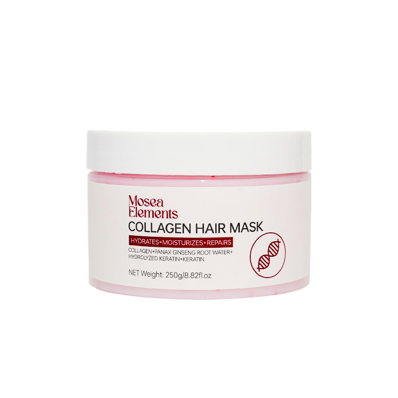 MOSEA ELEMENTS Collagen Hair Mask – 250g Nourishing & Repairing Treatment for Smooth, Strong Hair