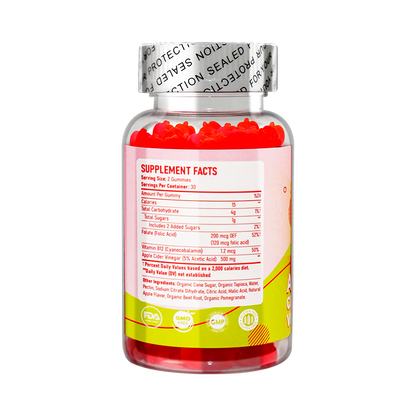 Tastes Like Candy, Works Like ACV – Apple Cider Vinegar Gummies 60ct | Delicious Green Apple Flavor, Vegan & Gut-Friendly