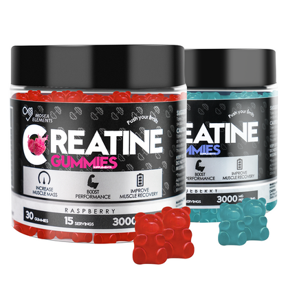 Creatine Gummies – Mixed Flavor – 5g creatine per serving, multi-flavor energy boost (30 gummies)