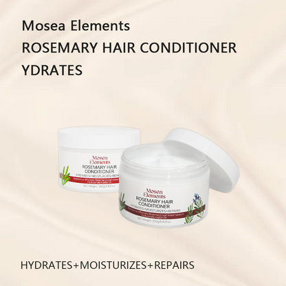 Mosea Elements Rosemary Hair Conditioner – 250g Nourishing & Strengthening Formula for Smooth, Shiny Hair – Sulfate-Free, Deep Moisturizing