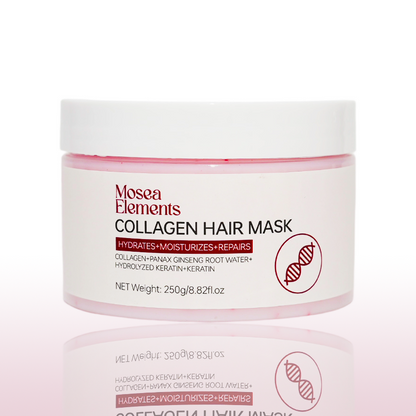 MOSEA ELEMENTS Collagen Hair Mask – 250g Nourishing & Repairing Treatment for Smooth, Strong Hair