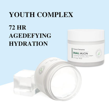 MOSEA ELEMENTS Snail Collagen Boosting Face Cream | Deep Nourishment & Repair | 50g | Revitalize & Restore Skin Elasticity