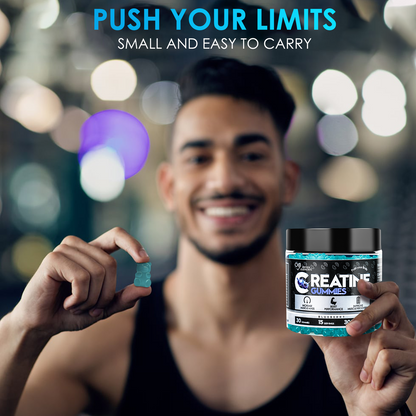 Creatine Gummies – Mixed Flavor – 5g creatine per serving, multi-flavor energy boost (30 gummies)