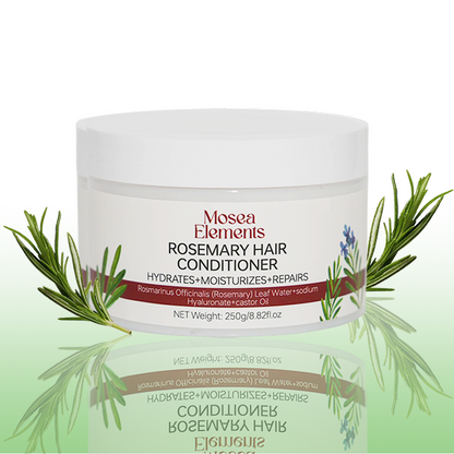 Mosea Elements Rosemary Hair Conditioner – 250g Nourishing & Strengthening Formula for Smooth, Shiny Hair – Sulfate-Free, Deep Moisturizing