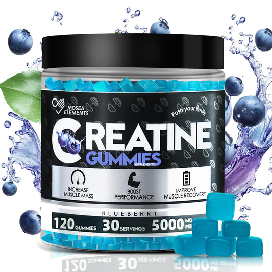 Creatine Monohydrate Gummies 5000mg for Men &Women, Gomitas de Creatina 5g Creatine Monohydrate,120 Count 0g Sugar Chewables CreatinePre-Work Out fo